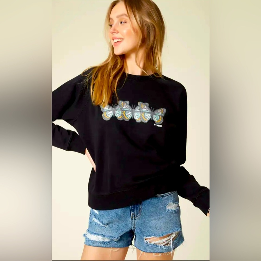 O’Neill Seaspray butterfly sweatshirt size medium.